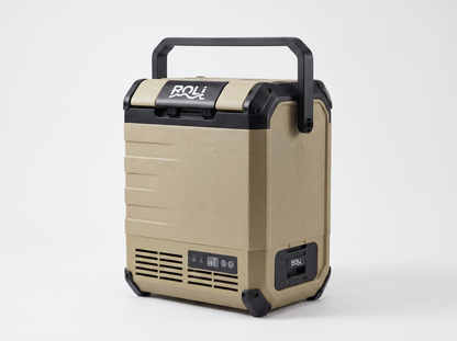 ROLi Mini 10L portable fridge with battery, right angle view